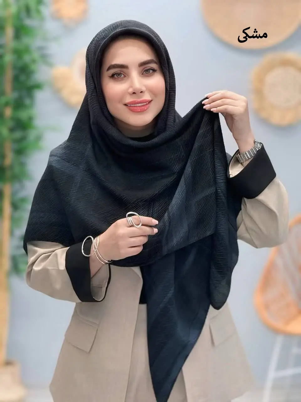 3456-روسری پلیسه الهام